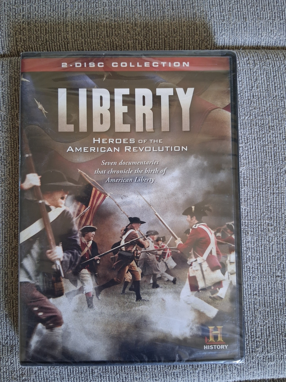 2 Disc Set liberty DVD - Brown, Red, White Historic Battle Cover New History